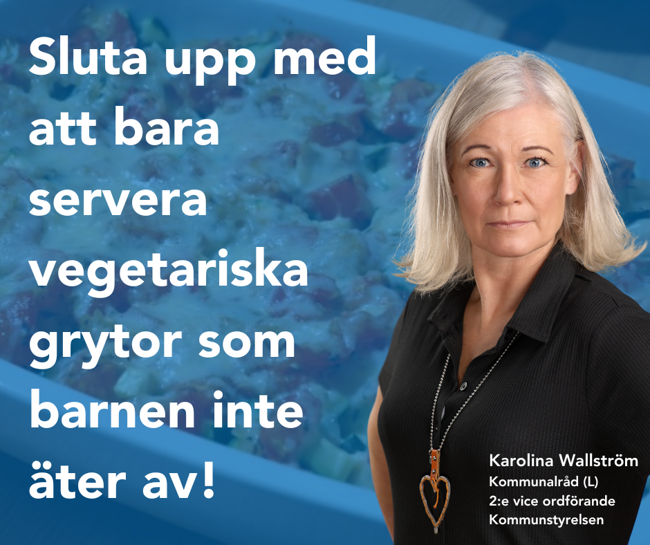 Barnen vill inte ha vegetariska grytor