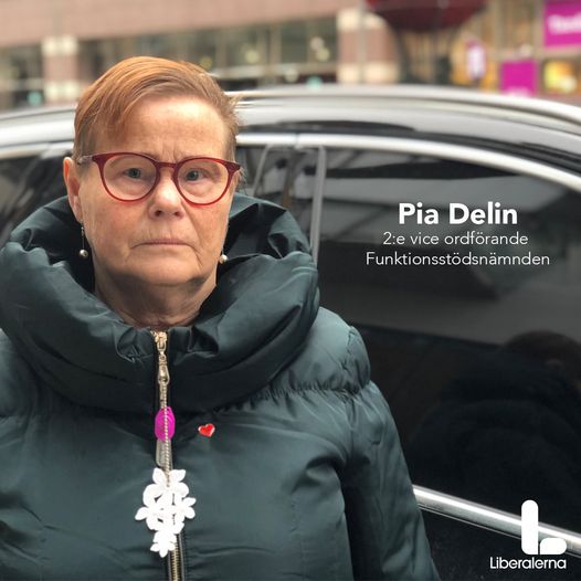 Pia Delin Liberalerna Örebro kommun 2:e vice ordförande Funktionsstödsnämnden