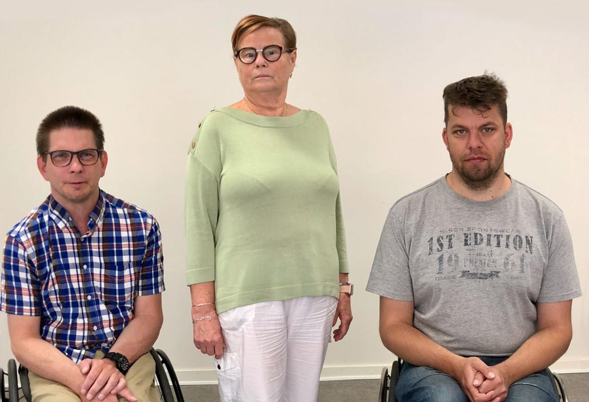 Anders Karlsson, Pia Delin och Dennis Junge