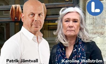 Patrik Jämtvall och Karolina Wallström