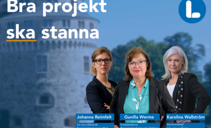Johanna Reimfelt, Liberalerna Örebro kommun 2:e vice ordförande Programnämnd Social välfärd  Gunilla Werme, Liberalerna Örebro kommun Presidieledamot Programnämnd Barn och utbildning  Karolina Wallström Liberalerna Örebro kommun Kommunalråd