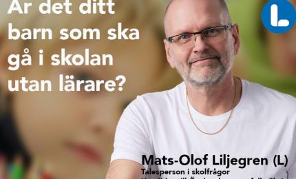Mats-Olof Liljegren, Liberalerna Örebro kommun, talesperson i skolfrågor och kandidat till Örebro kommunfullmäktige