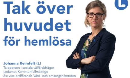 infojrJohanna Reimfelt (L) Taleperson i sociala välfärdsfrågor Ledamot Kommunfullmäktige  2:e vice ordförande Vård- och omsorgsnämnden  E-post: johanna.reimfelt@orebro.se	 Tel: 070-744
