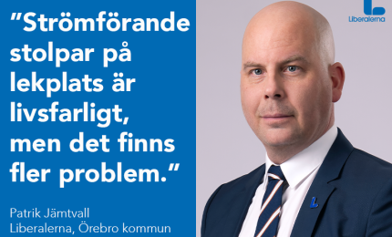 Patrik Jämtvall Liberalerna Örebro kommun 2:e vice ordförande Programnämnd Samhällsbyggnad