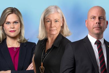 Paulina Brandberg, Karolina Wallström och Patrik Jämtvall