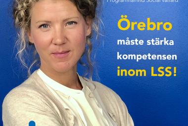 Johanna Reimfelt Liberalerna Örebro 2:e vice ordförande Programnämnd Social välfärd