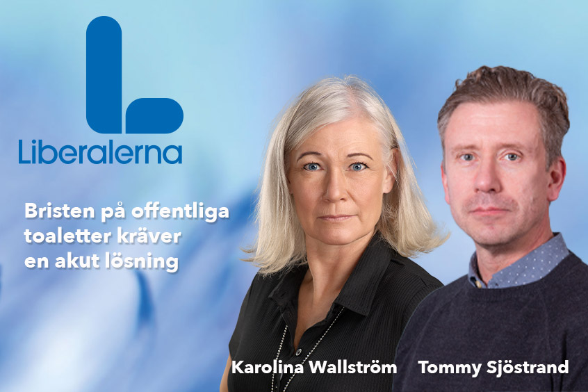 Kommunalråd Karolina Wallström och Tommy Sjöstrand