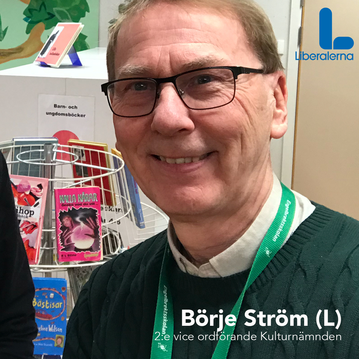 Börje Ström Liberalerna Örebro 2:e vice ordförande Kulturnämnden