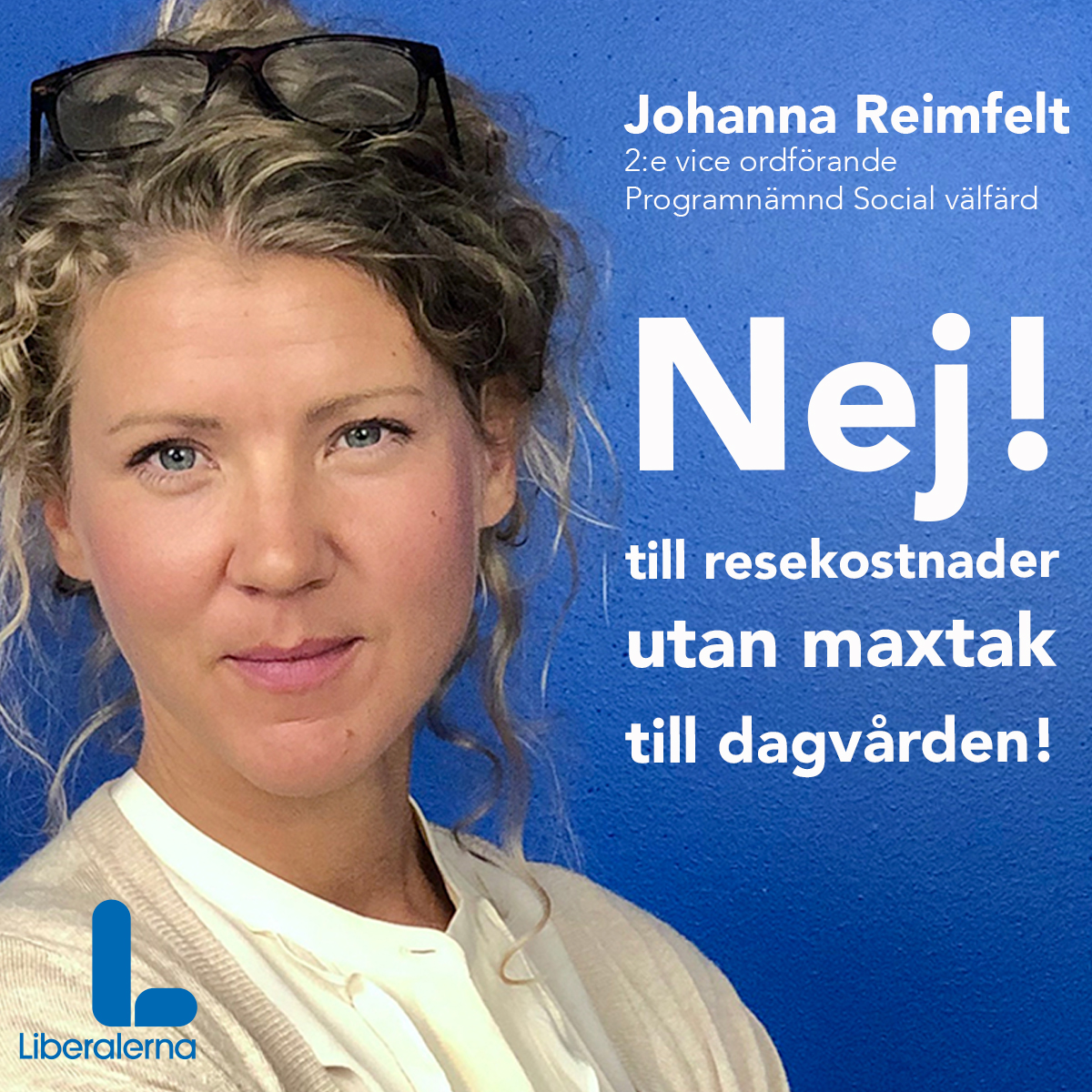 Johanna Reimfelt Liberalerna Örebro 2:e vice ordförande Programnämnd Social välfärd