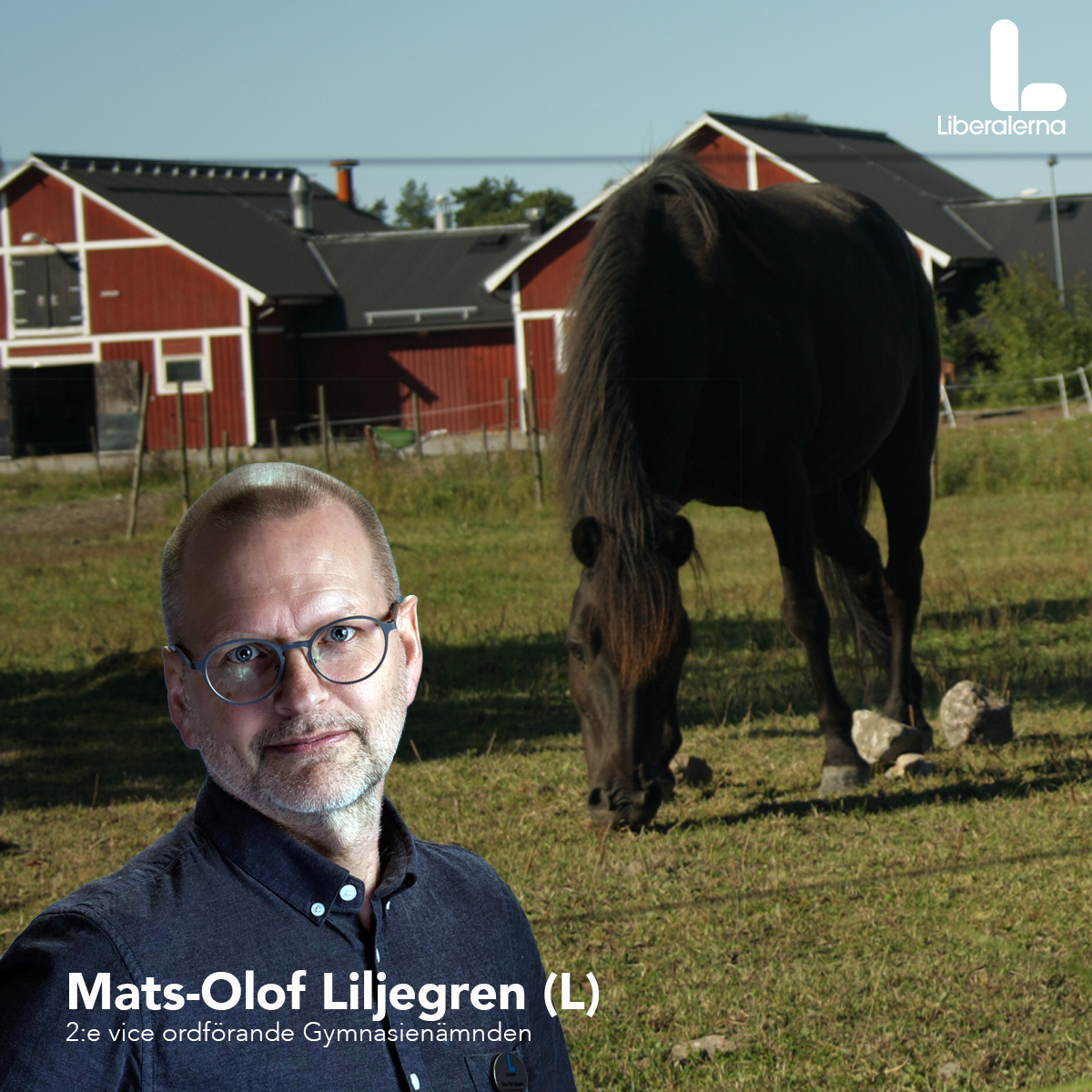 Mats-Olof Liljegren, Liberalerna 2:e vice ordförande Gymnasienämnden