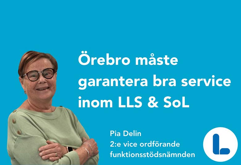 Pia Delin Delin Liberalerna Örebro kommun 2:e vice ordförande Funktionsstödsnämnden