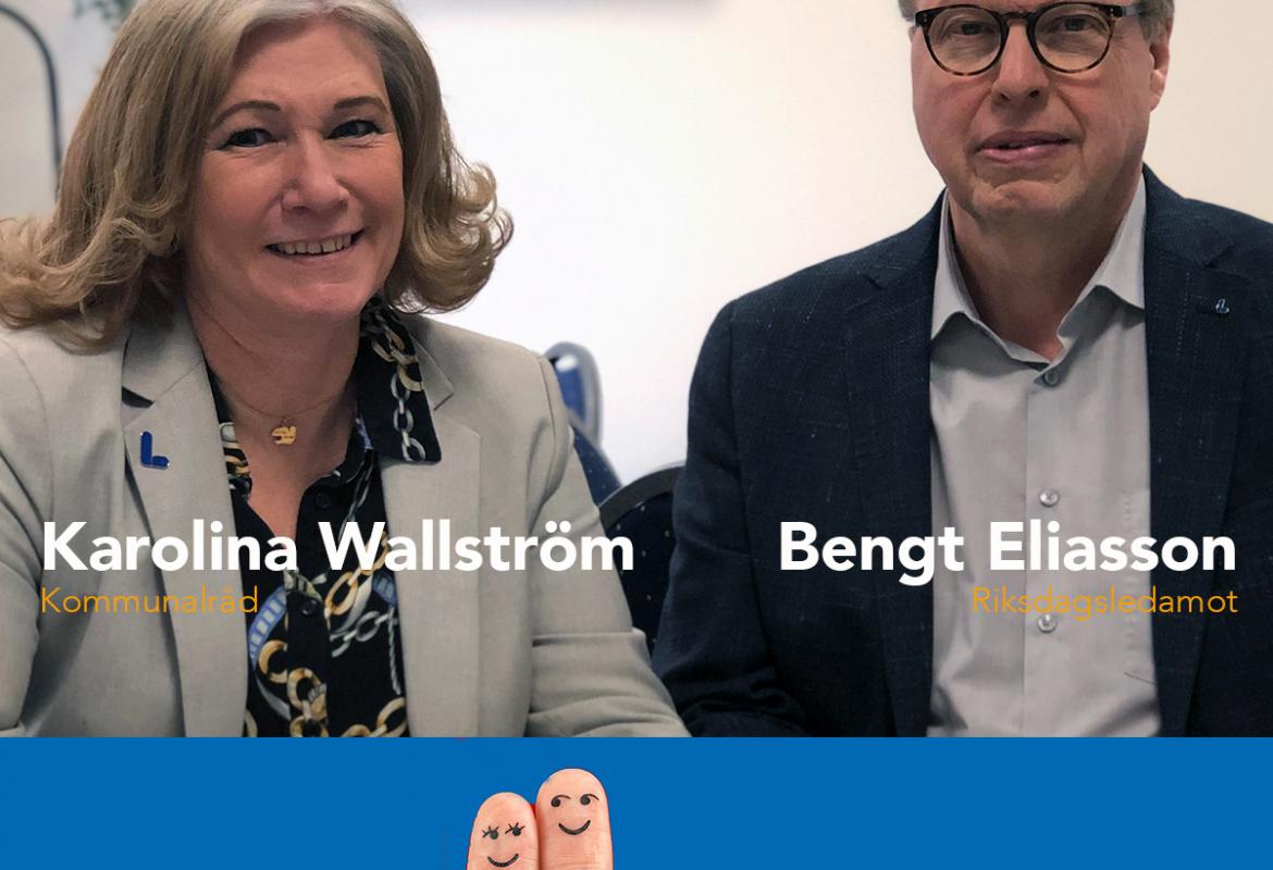 Karolina Wallström och Bengt Eliasson