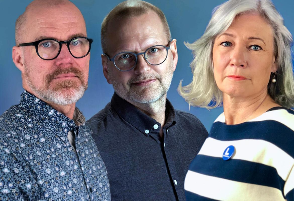 Magnus Riseby, Mats-Olof Liljegren och Karolina Wallström