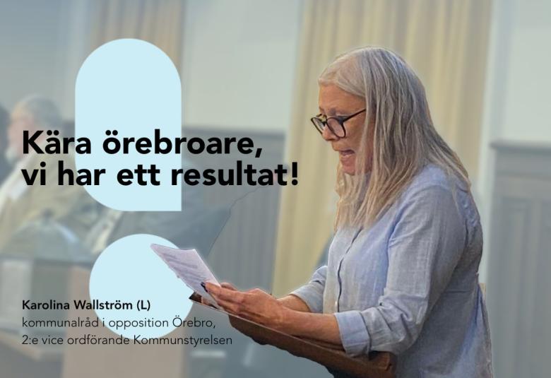 Kommunalråd Karolina Wallström (L)