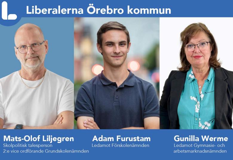 Mats-Olof Liljegren, Adam Frustam och Gunilla Werme