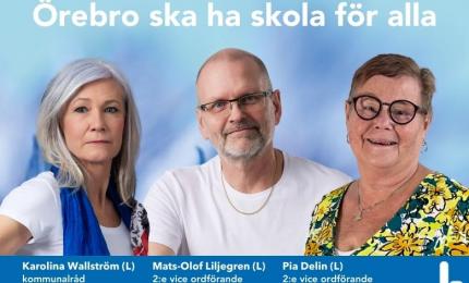 Karolina Wallström, Mats-Olof Liljegren och Pia Delin