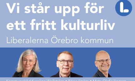 Kommunalråd Karolina Wallström, Börje Ström och Mats-Olof Liljegen