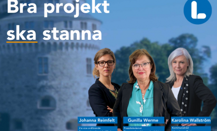 Johanna Reimfelt, Liberalerna Örebro kommun 2:e vice ordförande Programnämnd Social välfärd  Gunilla Werme, Liberalerna Örebro kommun Presidieledamot Programnämnd Barn och utbildning  Karolina Wallström Liberalerna Örebro kommun Kommunalråd