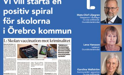 Starta en positiv spiral för skolorna i Örebro kommun