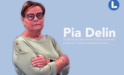 Pia Delin (L) Ordförande Liberalerna Örebro kommun Ledamot Funktionsstödsnämnden 