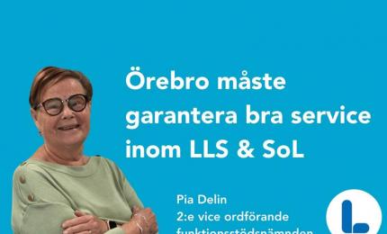 Pia Delin Delin Liberalerna Örebro kommun 2:e vice ordförande Funktionsstödsnämnden