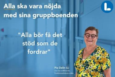 Pia Delin Liberalerna Örebro kommun 2:e vice ordförande Funktionsstödsnämnden