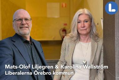 Mats-Olof Liljegren och Kommunalråd Karolina Wallström