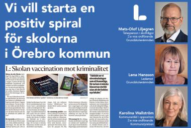 Starta en positiv spiral för skolorna i Örebro kommun