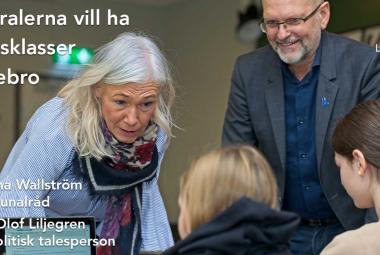 Karolina Wallström (L) Kommunalråd, Mats-Olof Liljegren, Liberalerna Örebro kommun