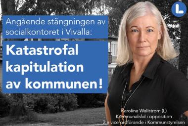 Kommunalråd Karolina Wallström (L)