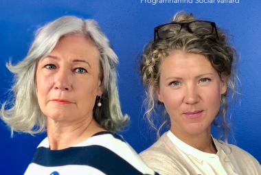 Karolina Wallström (L) Kommunalråd och Johanna Reimfelt (L) 2:e vice ordförande Programnämnd Social välfärd