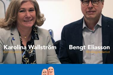 Karolina Wallström och Bengt Eliasson