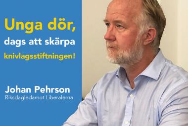Johan Pehrson, riksdagsledamot Liberalerna