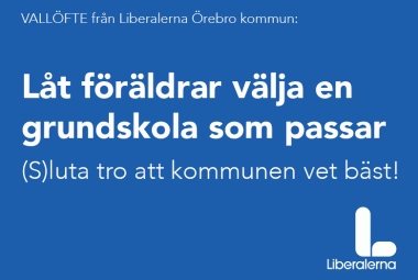 Låt föräldrar välja en grundskola som passar